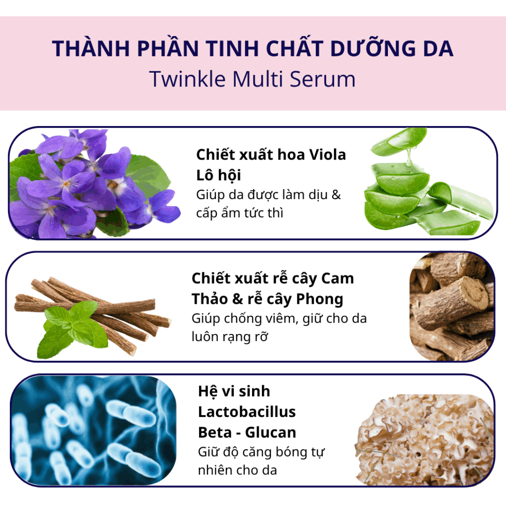 Apferis Twinkle Multi Serum – Tinh chất dưỡng da